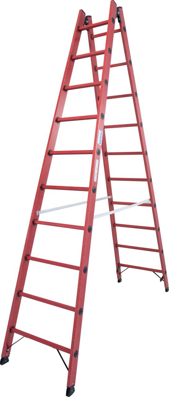 Krause Teljesen műanyag, két oldalon járható létra, 2x10 fokos termék fő termékképe