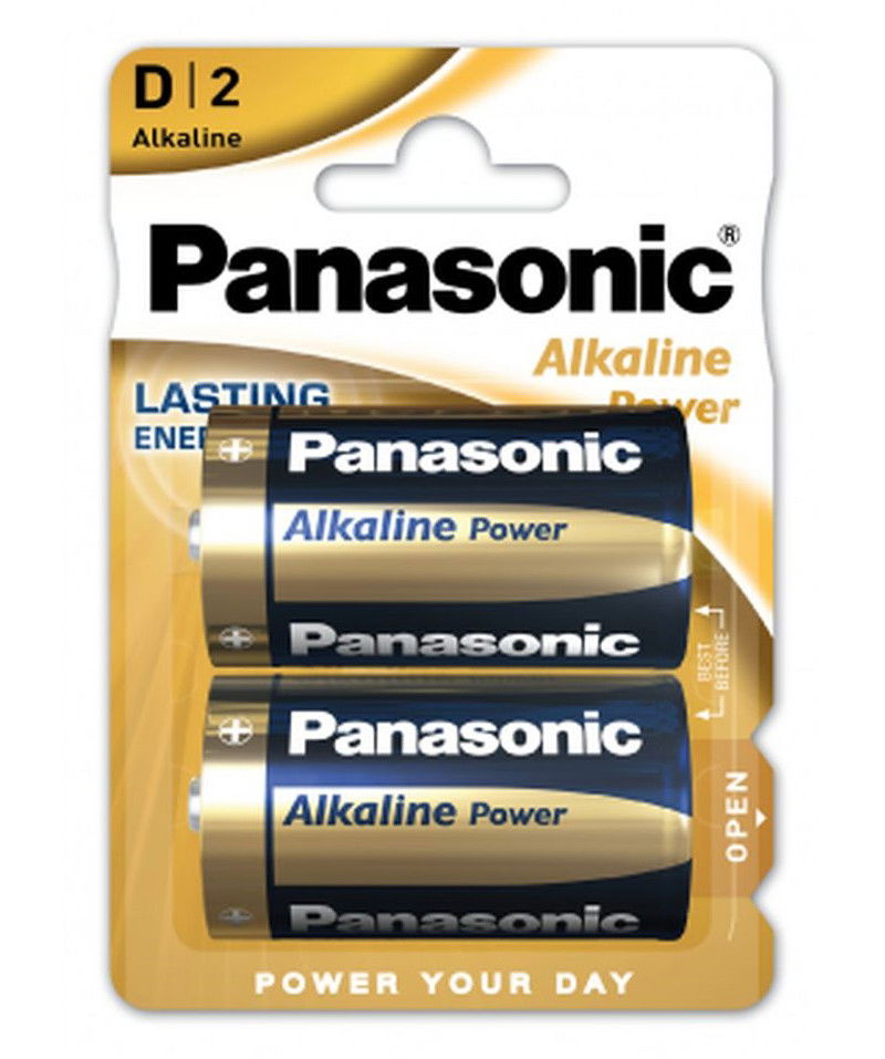 Panasonic LR20APB-2BP ALKALINE POWER alkáli tartós elem, D (góliát), 2 db/bliszter termék fő termékképe